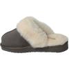 image:imageDearfoams Womens Sydney  Fireside Slippers Shearling Memory Foam IndoorOutdoor Slipper with Platforms and Wide WidthsGrey Multi