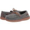image:imageDearfoams Womens Wilmington Memory Foam Moccasin SlippersGrey Heather Wool