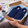 image:imageDearfoams mens Breathable Memory Foam Asher Clog House ShoeNavy Blazer