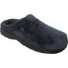 image:imageDearfoams Mens Microfiber Terry Clog with Memory Foam Slippers Large Blue