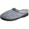 image:imageDearfoams New Ladys HEATTHERED Knit Clog SlipperGrey