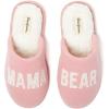 image:imageDearfoams Womens Mama Bear Matching Family Gifts for Mom ClogBlush Pink Fleece
