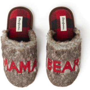 image:imageDearfoams Womens Mama Bear Matching Family Gifts for Mom ClogBrown Frost
