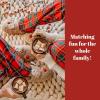 image:imageDearfoams Matching Family Holiday Christmas Reindeer amp Turkey ScuffReindeer