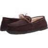 image:imageDearfoams Mens Hudson Genuine Suede Memory Foam Moccasin With Tie SlipperCoffee