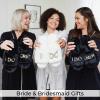 image:imageDearfoams Womens Giftable I Do amp I Do Crew Bride Slippers for Weddings and Bachelorette PartyBride I Do