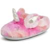image:imageDearfoams Kids Kids Toddlers Whimsical Animal Critter Washable SlipperUnicorn