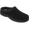 image:imageDearfoams Mens Corduroy Clog Memory Foam Slippers Medium 910 Black