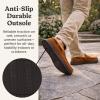 image:imageDearfoams Mens Keaton Memory Foam Indoor Outdoor Moccasin With Wide Widths SlipperTan Perforated