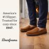 image:imageDearfoams Mens Keaton Memory Foam Indoor Outdoor Moccasin With Wide Widths SlipperTan Perforated