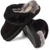 image:imageDearfoams Womens Melville Genuine Shearling ScuffBlack