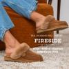 image:imageDearfoams Womens Melville Genuine Shearling ScuffChestnut
