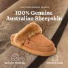 image:imageDearfoams Womens Melville Genuine Shearling ScuffChestnut