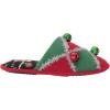 image:imageDearfoams Womens Ugly Sweater Closed Toe Scuff SlipperBells  Argyle
