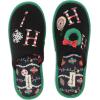 image:imageDearfoams Womens Ugly Sweater Closed Toe Scuff SlipperHo Ho Ho