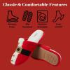 image:imageDearfoams Womens Ugly Sweater Closed Toe Scuff SlipperSanta