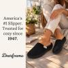 image:imageDearfoams womens Leslie Washable Memory Foam Terry Clog With Wide WidthsBlack Velour
