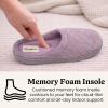 image:imageDearfoams womens Leslie Washable Memory Foam Terry Clog With Wide WidthsFrosted Plum Terry