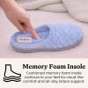 image:imageDearfoams womens Leslie Washable Memory Foam Terry Clog With Wide WidthsIceberg Blue Terry