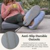 image:imageDearfoams womens Leslie Washable Memory Foam Terry Clog With Wide WidthsIceberg Blue Terry