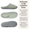 image:imageDearfoams womens Leslie Washable Memory Foam Terry Clog With Wide WidthsJuniper Green Terry