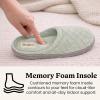 image:imageDearfoams womens Leslie Washable Memory Foam Terry Clog With Wide WidthsJuniper Green Terry
