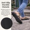image:imageDearfoams womens Leslie Washable Memory Foam Terry Clog With Wide WidthsLeopard Velour