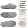 image:imageDearfoams womens Leslie Washable Memory Foam Terry Clog With Wide WidthsMedium Grey Terry