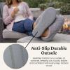 image:imageDearfoams womens Leslie Washable Memory Foam Terry Clog With Wide WidthsMedium Grey Terry