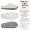 image:imageDearfoams womens Leslie Washable Memory Foam Terry Clog With Wide WidthsMuslin White Terry