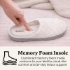image:imageDearfoams womens Leslie Washable Memory Foam Terry Clog With Wide WidthsMuslin White Terry