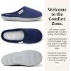 image:imageDearfoams womens Leslie Washable Memory Foam Terry Clog With Wide WidthsPeacoat Navy Velour