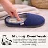 image:imageDearfoams womens Leslie Washable Memory Foam Terry Clog With Wide WidthsPeacoat Navy Velour