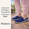 image:imageDearfoams womens Leslie Washable Memory Foam Terry Clog With Wide WidthsPeacoat Navy Velour