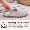 image:imageDearfoams womens Leslie Washable Memory Foam Terry Clog With Wide WidthsSleet Velour