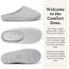image:imageDearfoams womens Leslie Washable Memory Foam Terry Clog With Wide WidthsSleet Velour