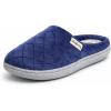 image:imageDearfoams womens Leslie Washable Memory Foam Terry Clog With Wide WidthsPeacoat Navy Velour
