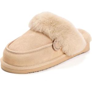 image:imageDearfoams Womens Melville Genuine Shearling ScuffSand