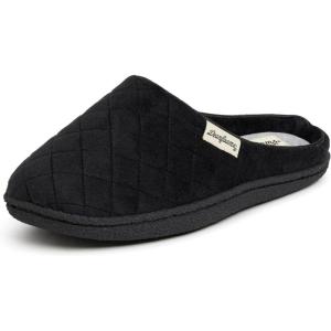 image:imageDearfoams womens Leslie Washable Memory Foam Terry Clog With Wide WidthsBlack Velour