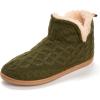 image:imageDearfoams Mens Brixen IndoorOutdoor Memory Foam Boot Alpine Camping Cozy Slipper House ShoeLoden Cable Knit