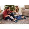 image:imageDearfoams Baby amp Kids Bear Matching Family Slipper Christmas GiftsGreen Plaid Baby Bear
