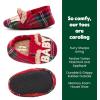 image:imageDearfoams Baby amp Kids Bear Matching Family Slipper Christmas GiftsRed Tartan Plaid