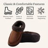 image:imageDearfoams Mens Breathable Memory Foam Slip on Marshall Indoor House Shoe Moccasin SlipperChestnut
