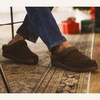 image:imageDearfoams Mens Breathable Memory Foam Slip on Marshall Indoor House Shoe Moccasin SlipperNavy Plaid