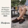 image:imageDearfoams Mens Keaton Moccasin House Shoes With Memory Foam Indoor Slippers With Wide WidthsCoffee Microsuede