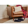 image:imageDearfoams Mens Keaton Moccasin House Shoes With Memory Foam Indoor Slippers With Wide WidthsNavy Twill