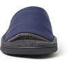 image:imageDearfoams Mens Max Quilted Nylon Slide SlipperNavy Blazer