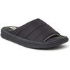 image:imageDearfoams Mens Max Quilted Nylon Slide SlipperBlack