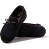 image:imageDearfoams Mens Indoor Outdoor Breathable Pierce MoccasinBlack