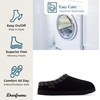 image:imageDearfoams Mens Warner IndoorOutdoor Memory Foam Comfort ClogBlack